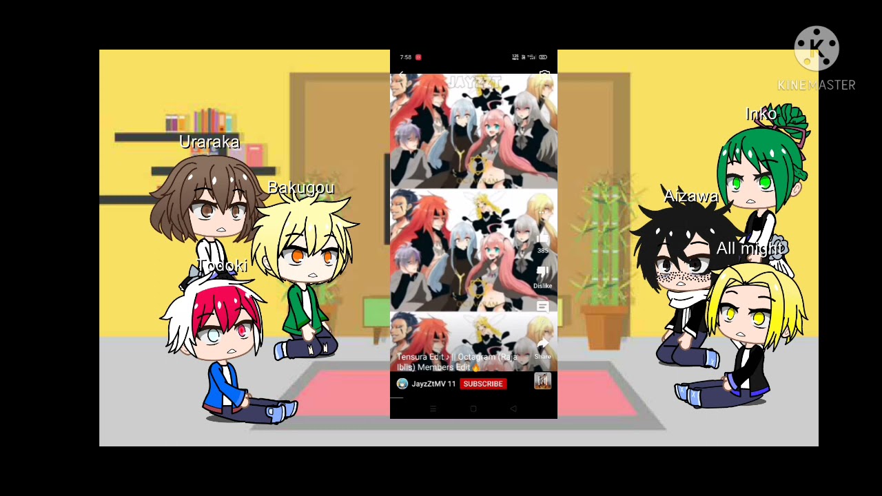 Mha react to deku as Rimuru Tempest//Minnie gacha//