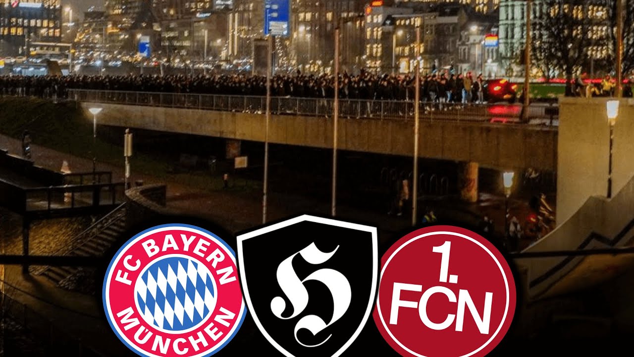 100x Nürnberg überfällt 150x Bayern-Mob! (Schwere Verluste)