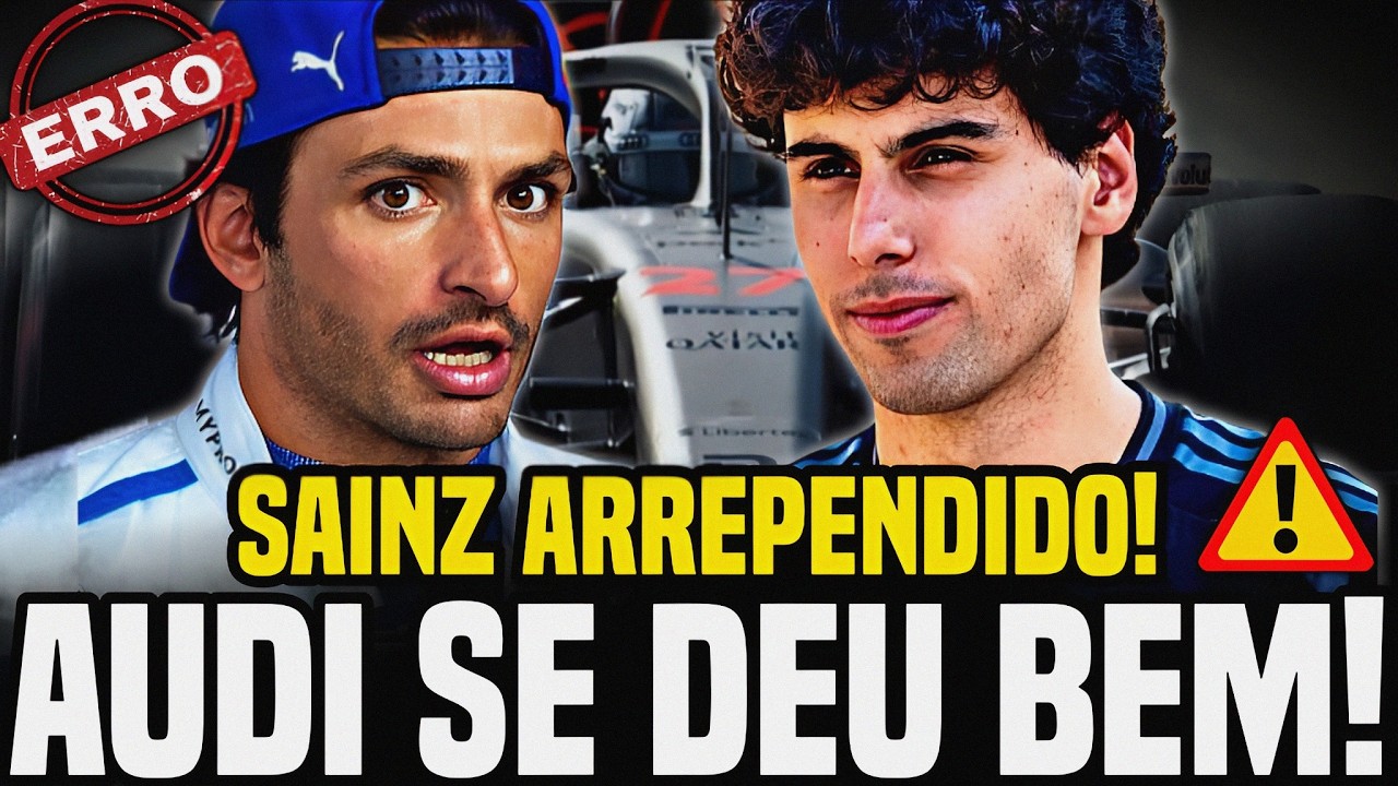 🚨O MAIOR ERRO DA CARREIRA! Sainz disse NÃO e a Audi HUMILHA com Bortoleto