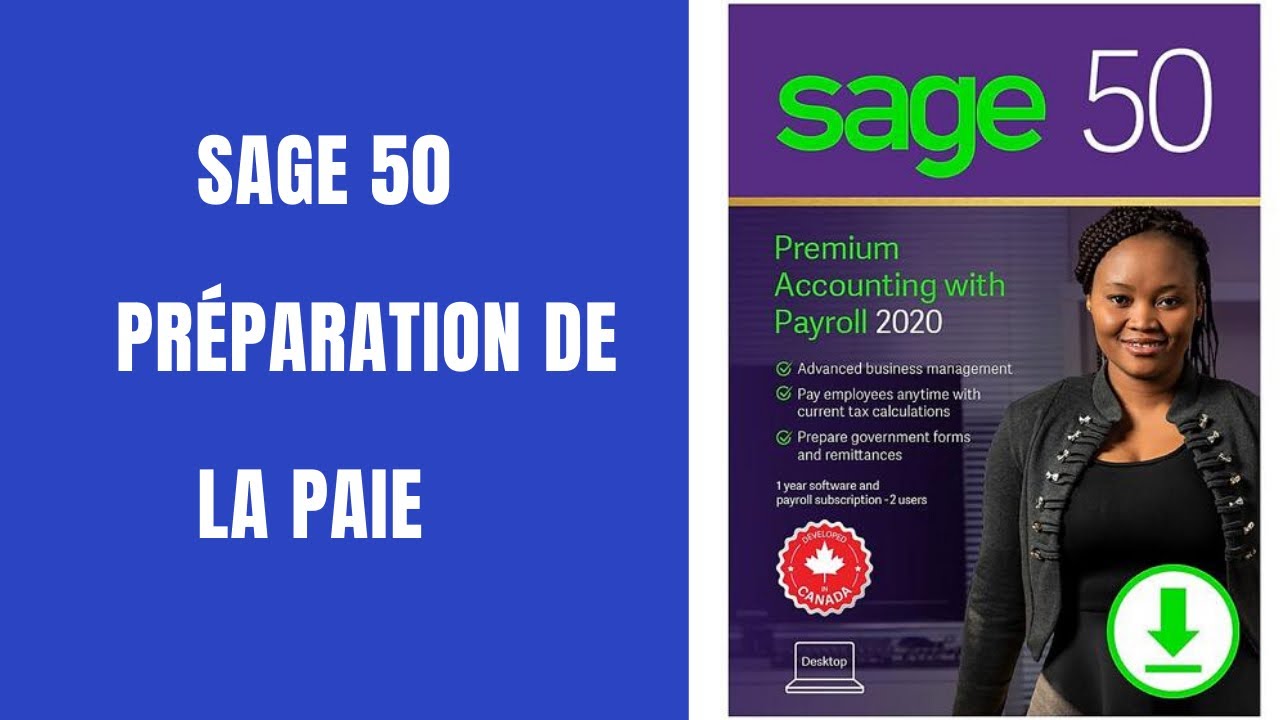 Sage 50: Preparation de la paie avec paiement et comptabilisation
