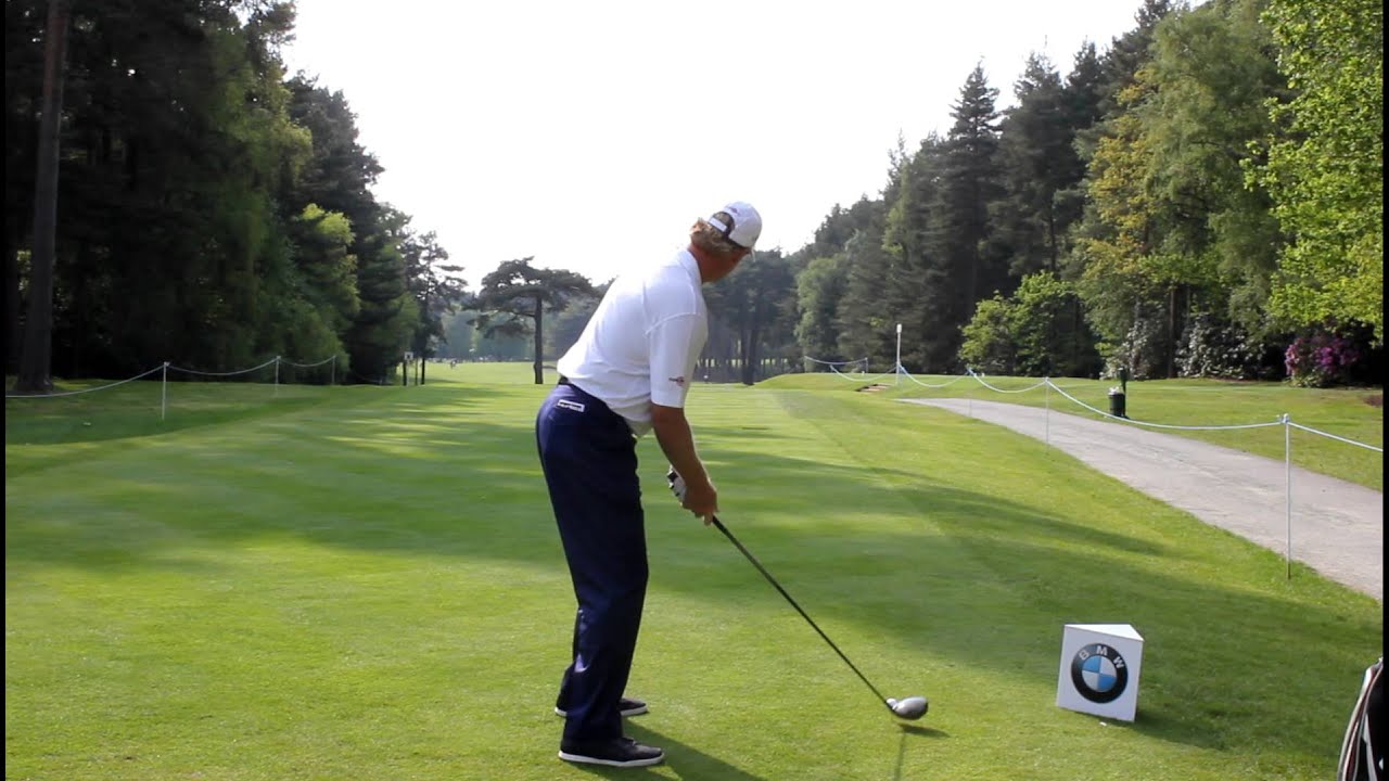 Ernie Els crushes driver at BMW PGA