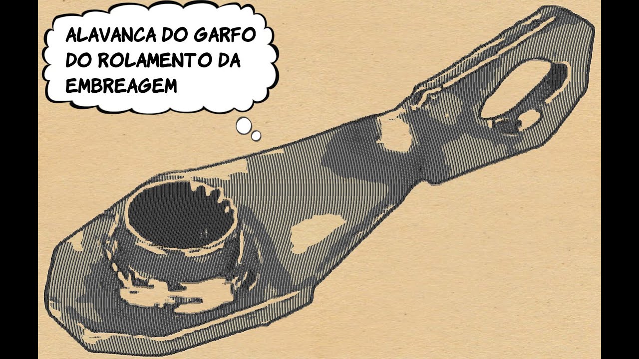 Troca da mola da alavanca do garfo do rolamento da embreagem do fusca