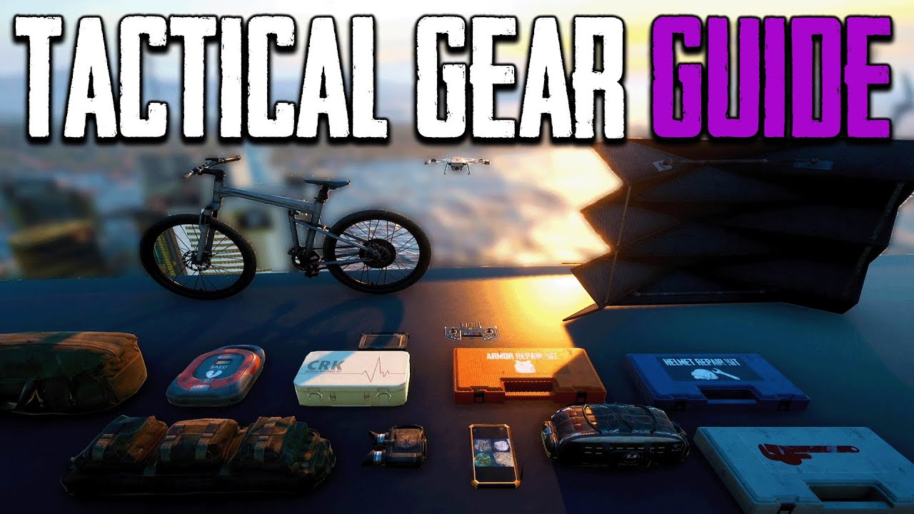 HOW TO USE ALL TACTICAL GEAR IN 2022 | ULTIMATE PUBG GUIDE | BLUE CHIP DETECTOR | PUBG TIPS n TRICKS