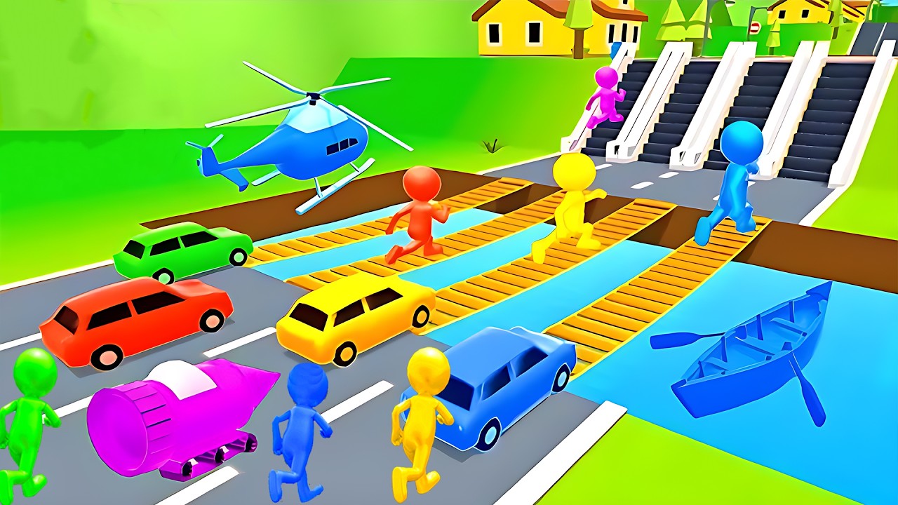 Shape Transform 🚗🏃‍♂️🚲🚦All Levels Gameplay Walkthrough Android,ios New Update Ep 1235