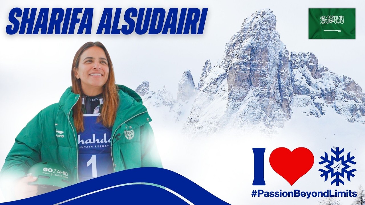 Sharifa AlSudairi from Saudi Arabia 🇸🇦 on the Olympic stage | FIS Alpine