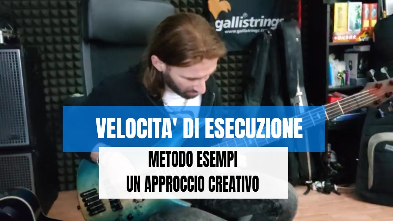 Lezione di Basso | Metodo e approccio per migliorare la velocità