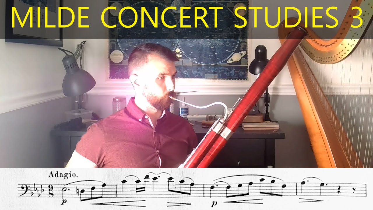 Milde Concert Studies for Bassoon no 3