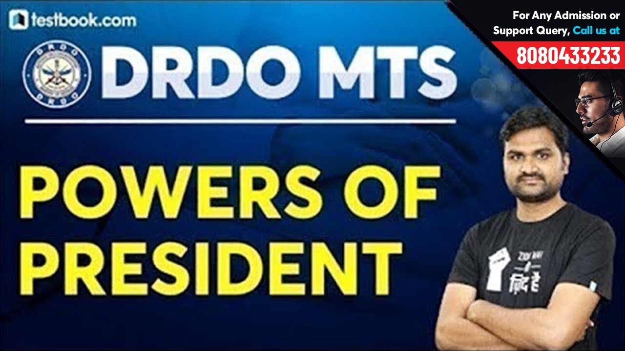 Powers of President | Polity Class for DRDO MTS 2020 | DRDO Ceptam MTS GK by Pankaj Sir