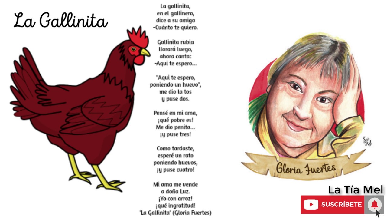 Poemas y adivinanzas de Gloria Fuertes para niños 👧👦