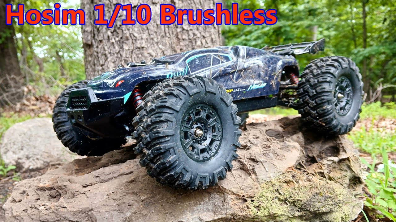 Hosim Brushless RC Car 1/10 X07W truck UNBOXING & BASH how is it?