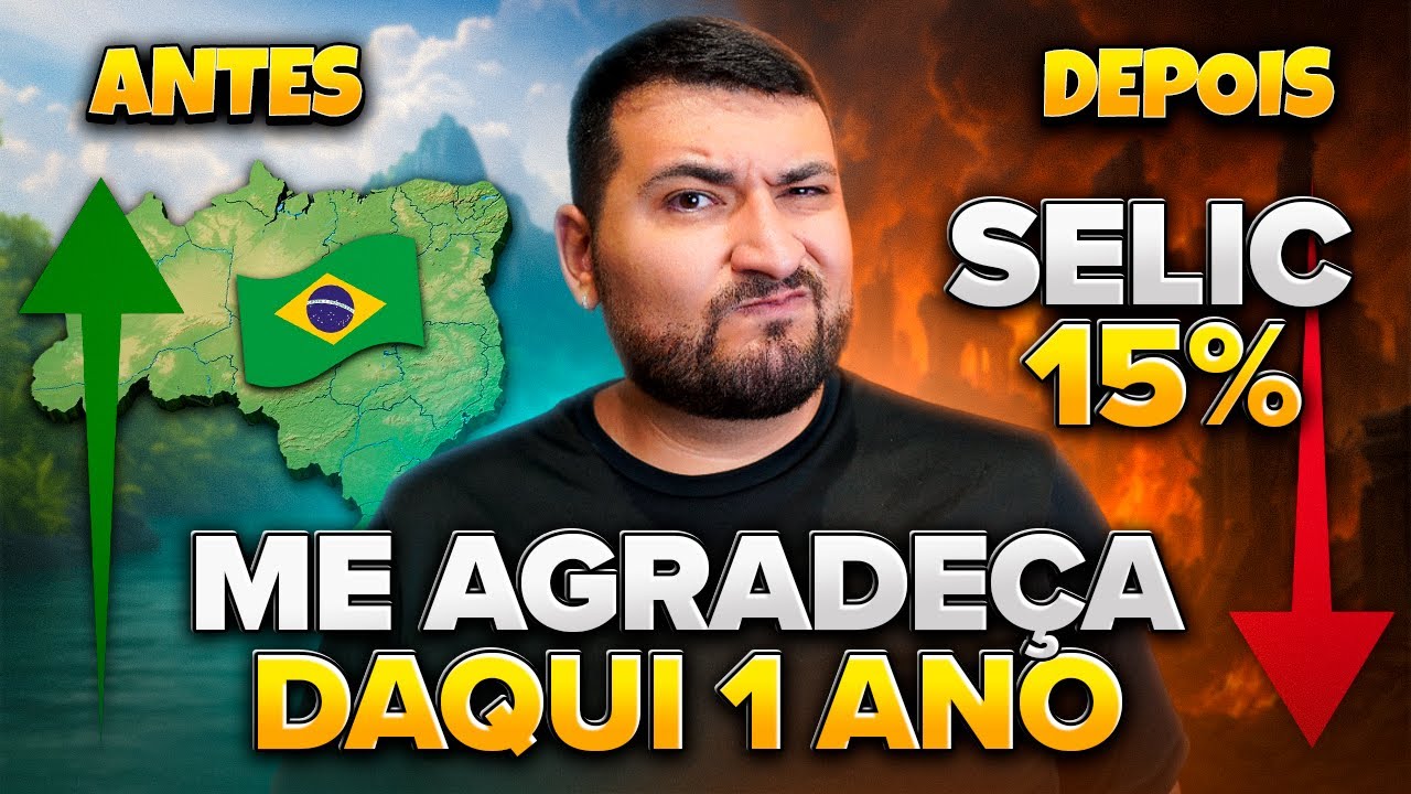 SELIC EM 15%: Como o corte da SELIC vai te deixar RICO!