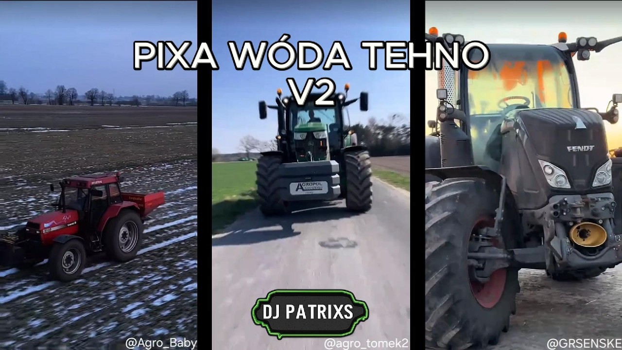 SICKBRAIN feat. BORUCIAK - PIXA WÓDA TECHNO(MASH UP DJ PATRIXS) #vixa