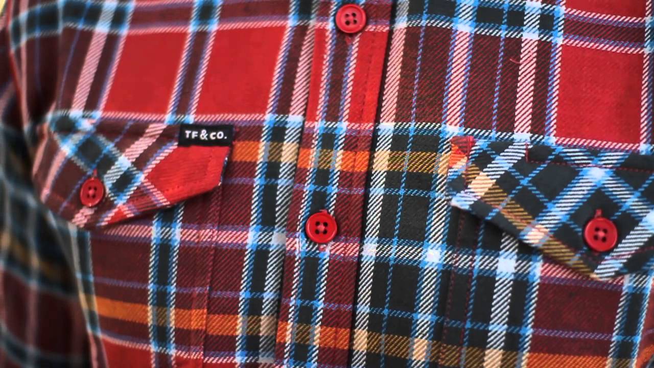 Tankfarm & Co. Templeton Red Mens Flannel - Details