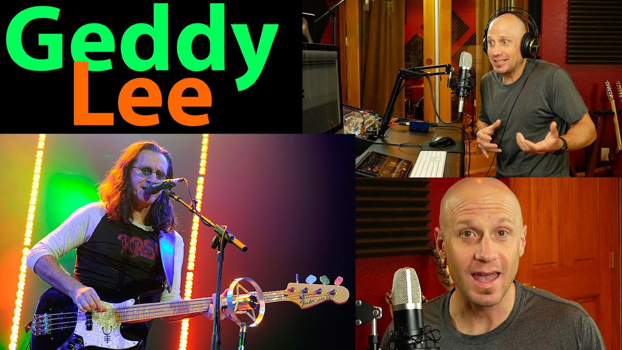 The Singing Style of Geddy Lee - RUSH... Light, Bright,  Mixed Voice. (PS Thank You Neil Peart)