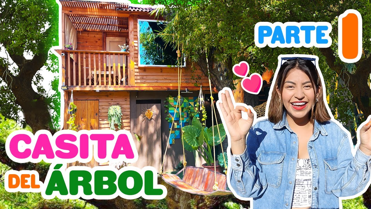 🏡 ¡VIVIENDO 24 HORAS en CASITA DEL ÁRBOL REAL! 🌳 ☀️ Dos Pisos y Techo Mágico| RENTANDO CASITAS  🛖