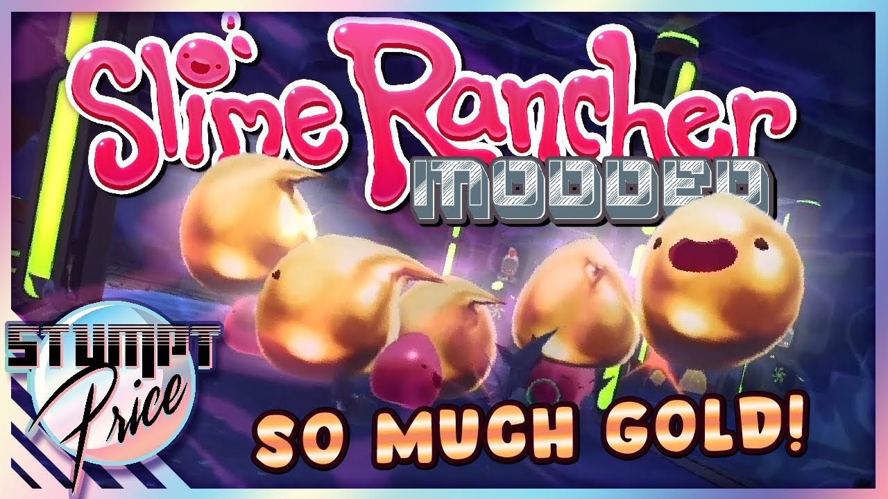 Slime Rancher: Модифицированный &mdash; ЗОЛОТЫЕ ЛАРГИ НА ДНИ! А ещё &mdash; встречайте СОЛЕНОГО СЛАЙМА!!!