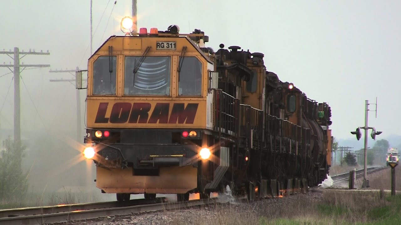 LORAM Rail Grinder by New Lebanon, Illinois on 5-9-2013