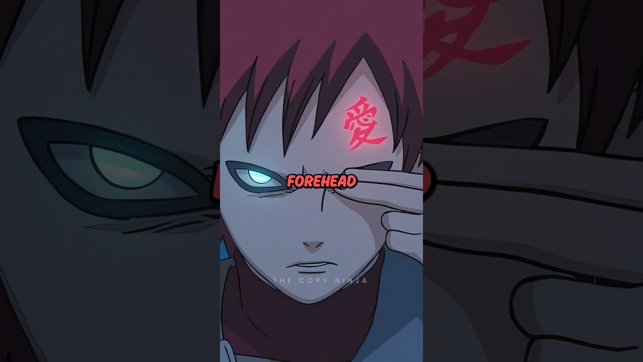 Why Gaara wrote Love on his forehead?