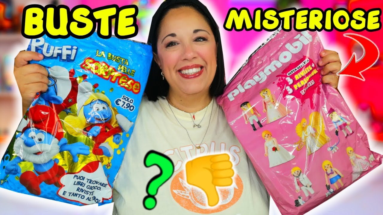 Apro BUSTE MISTERIOSE con SORPRESE del MERCATO da 3 euro! iolanda sweets