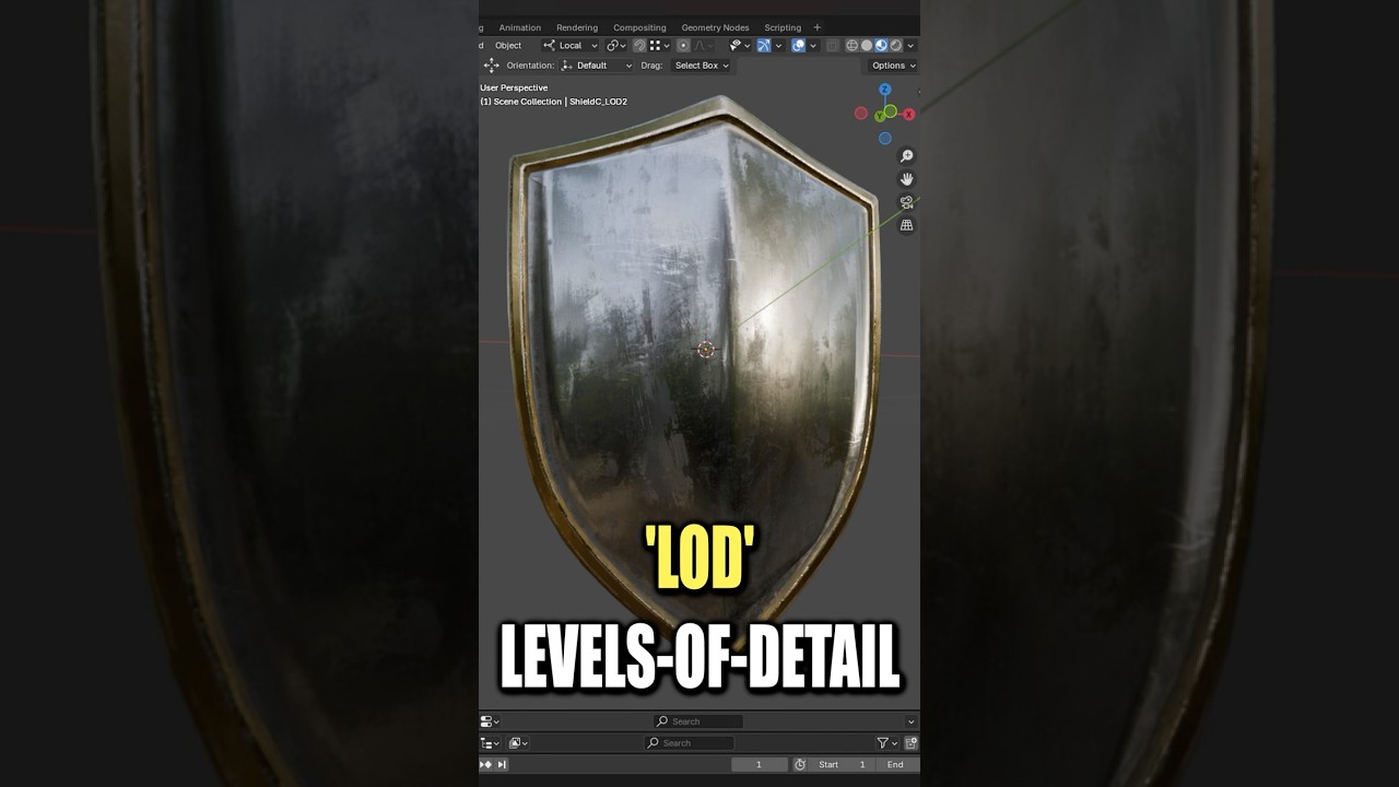 Blender: LOD (уровень детализации)