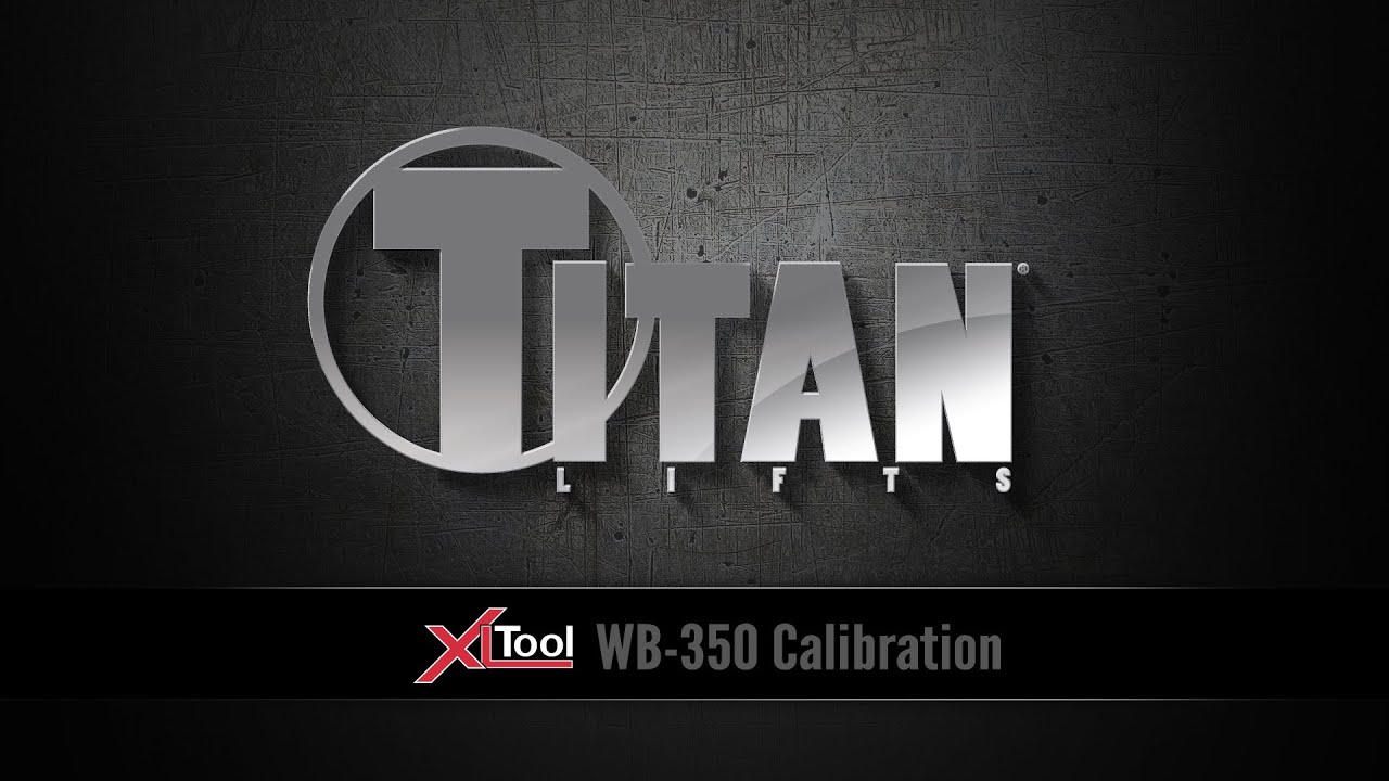 XL TOOL by TITAN WB-350 Wheel Balancer Calibration