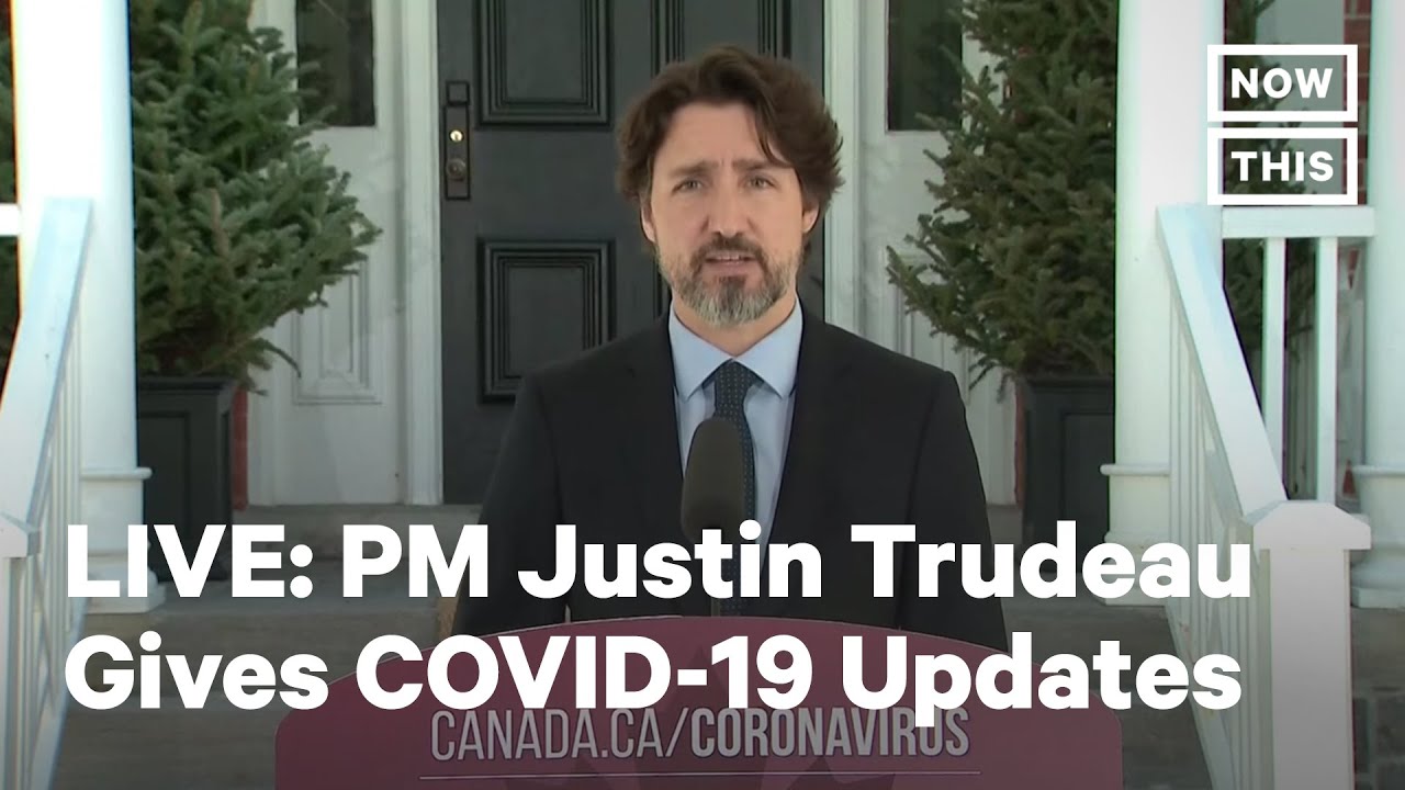 Canadian PM Justin Trudeau Gives a Coronavirus Update | LIVE | NowThis
