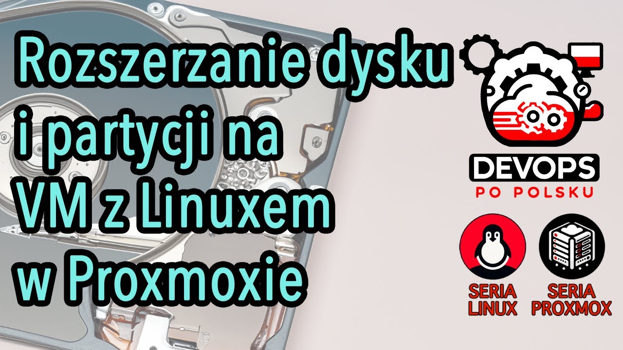 Rozszerzanie dysku VM z Linuxem na Proxmoxie (LVM, fdisk, xfs)