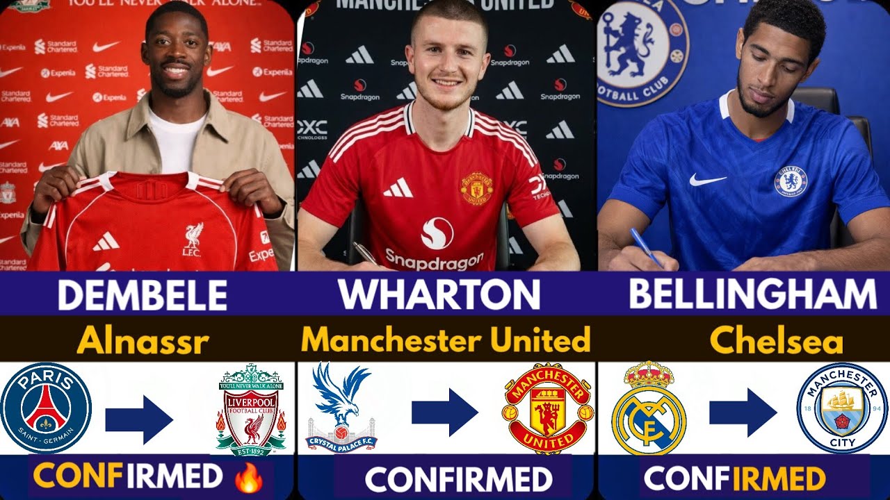 🚨LATEST CONFIRMED TRANSFER NEWS AHEAD OF JANUARY TRANSFER WINDOW 2026  Wharton ✅️, Bellingham 🔥 Demb