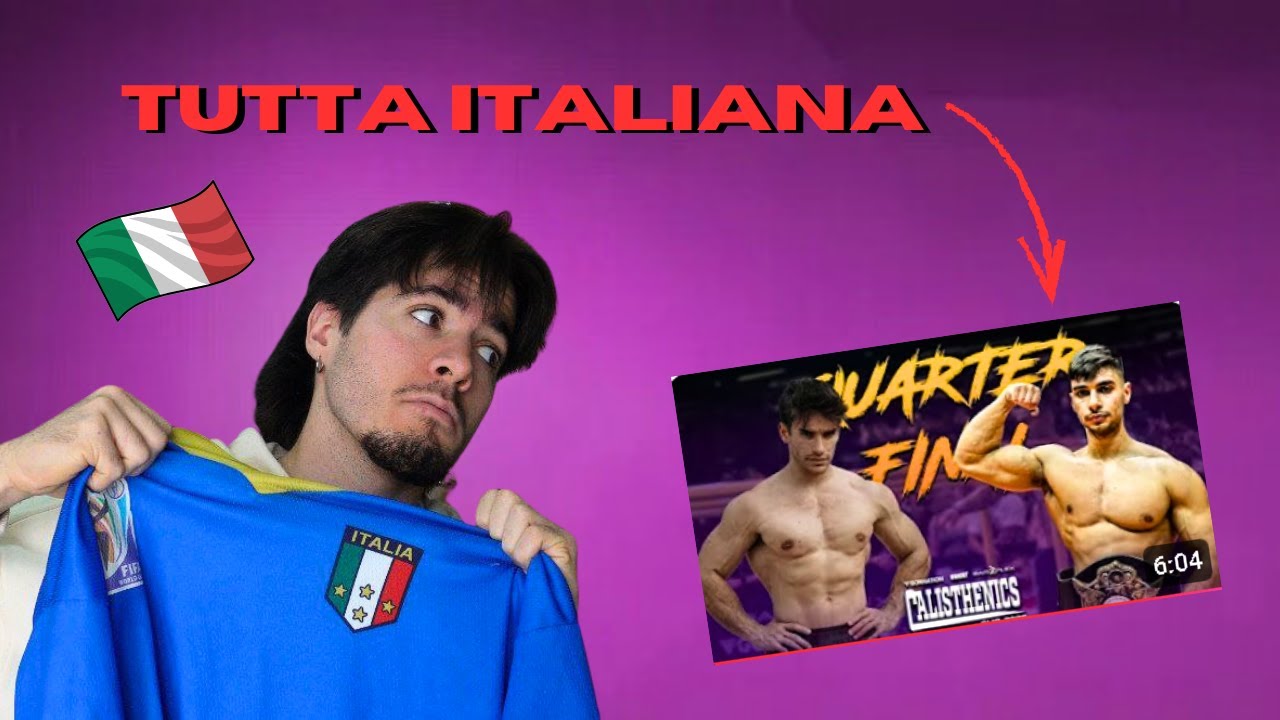 Italiani DOMINANO una Competizione Internazionale 🔥 Reaction | Gara Mondiale di Calisthenics 👀