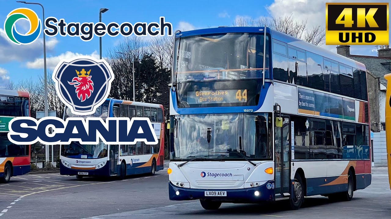[Stagecoach East Scotland: 44 Glenrothes to Leven via Windygates & Methil] Scania OmniCity N230UD​