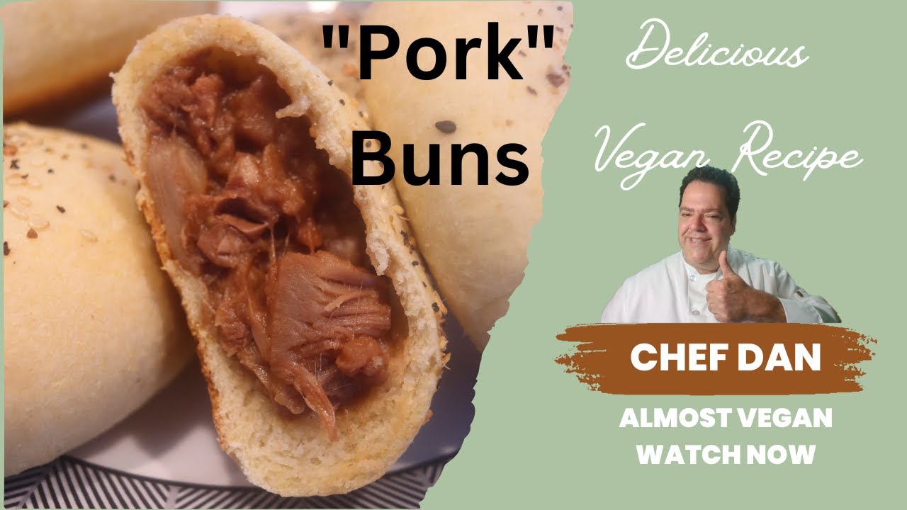 Get your vegan fix with these delicious BBQ Pork buns!