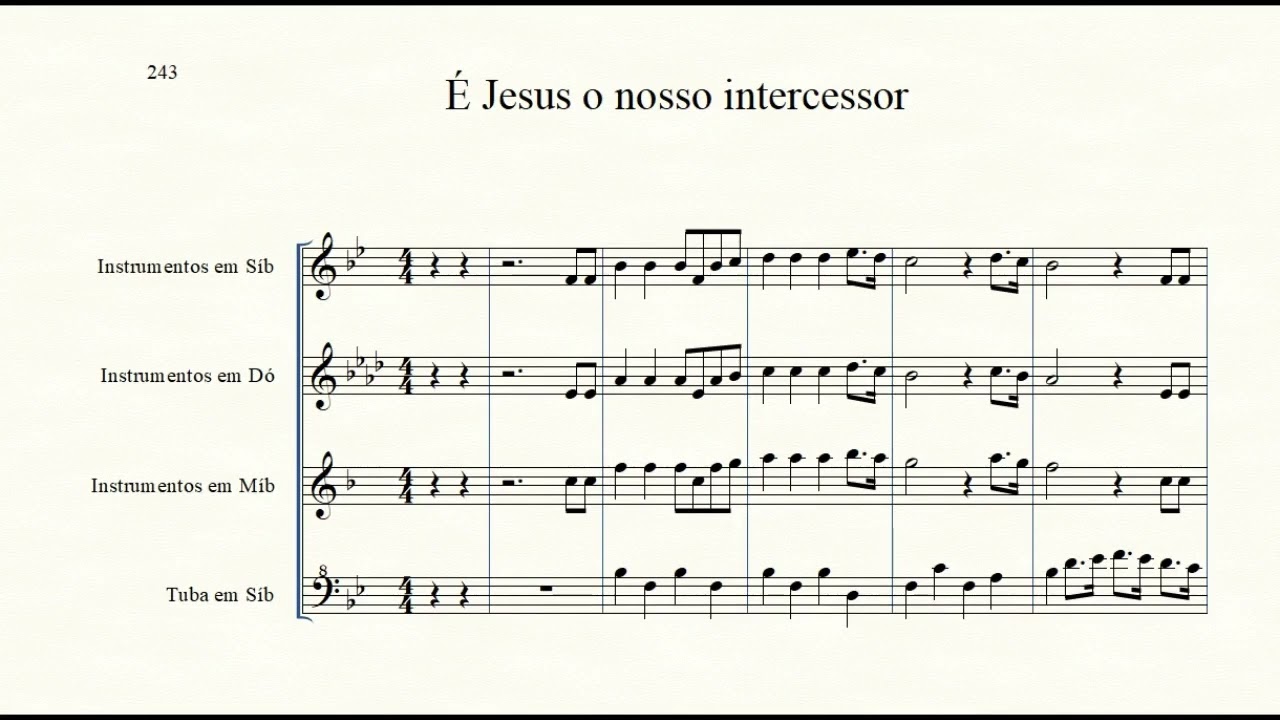 Hino 243 - Áudio completo + Playback. PARTITURAS GRÁTIS NA DESCRIÇÃO!!!