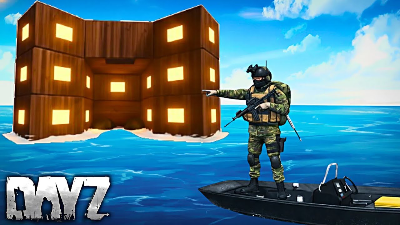 I Built An UNRAIDABLE Ocean STRONGHOLD In DayZ