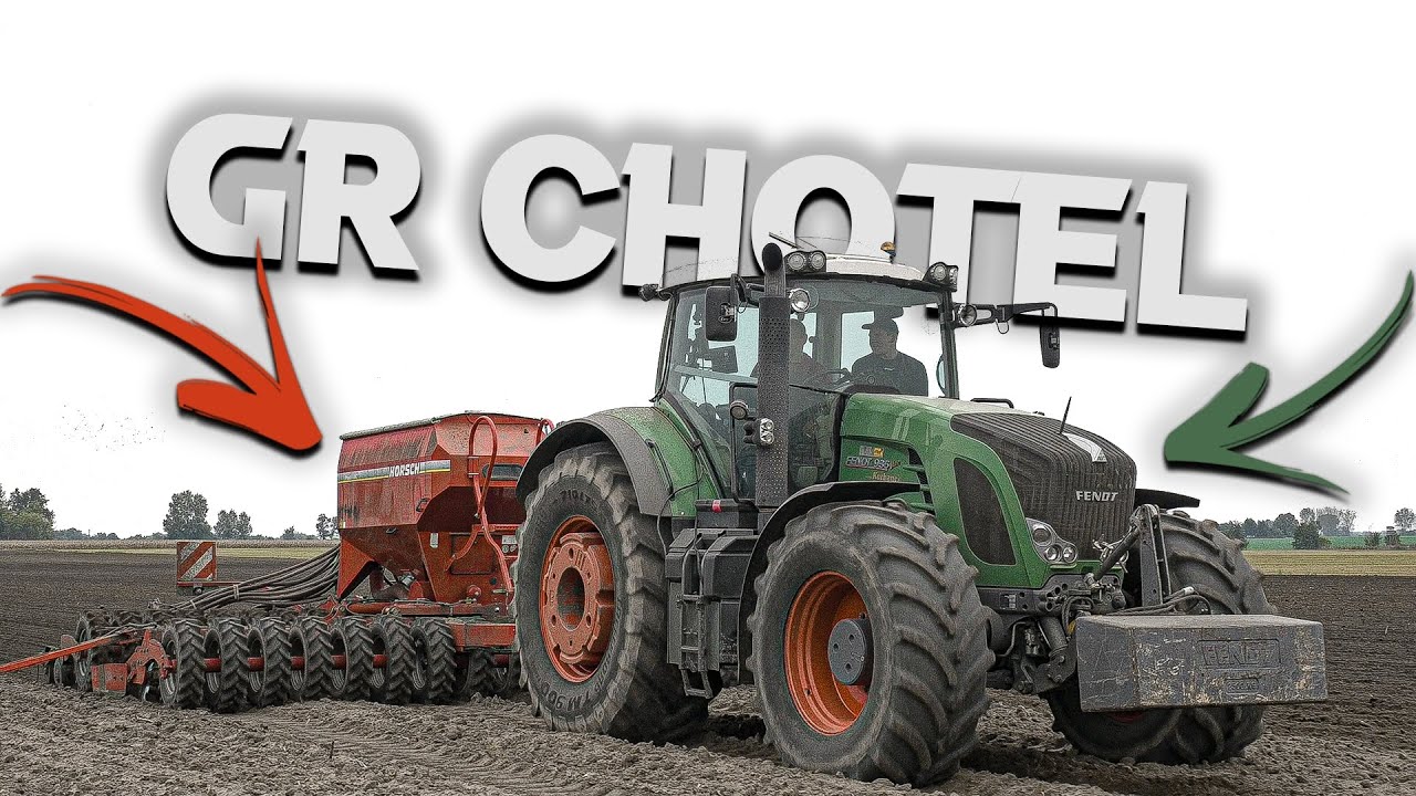 Siew pszenicy 2023 Gr Chotel Fendt936 Horsch pronto dc6