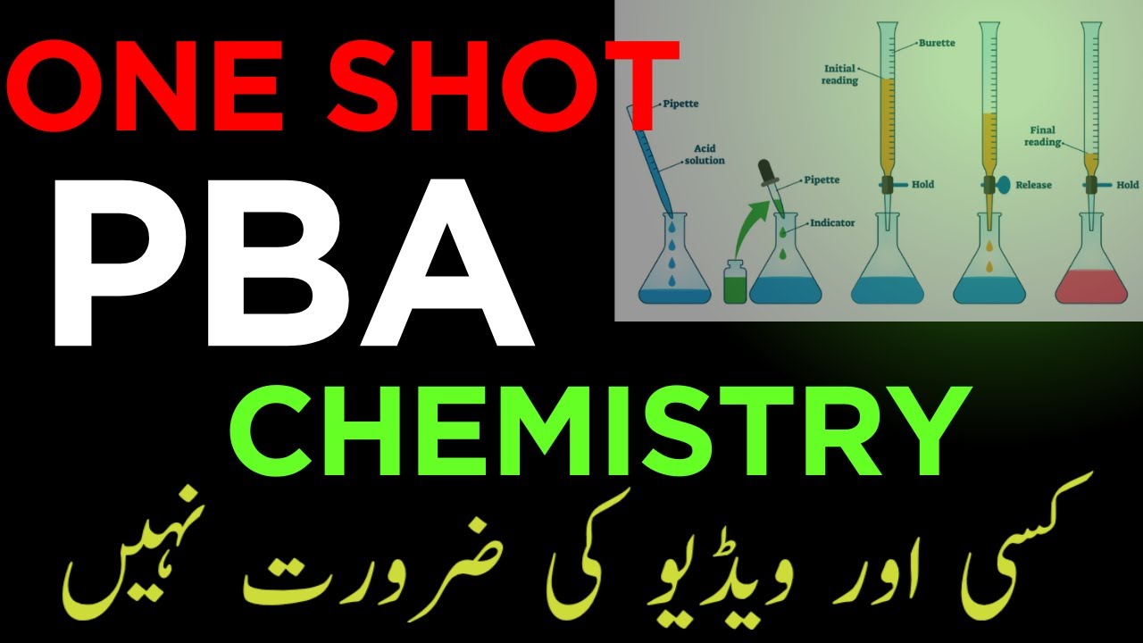 ONE SHOT PBA chemistry Class 10 | Full preparation | FBISE annual exaxms