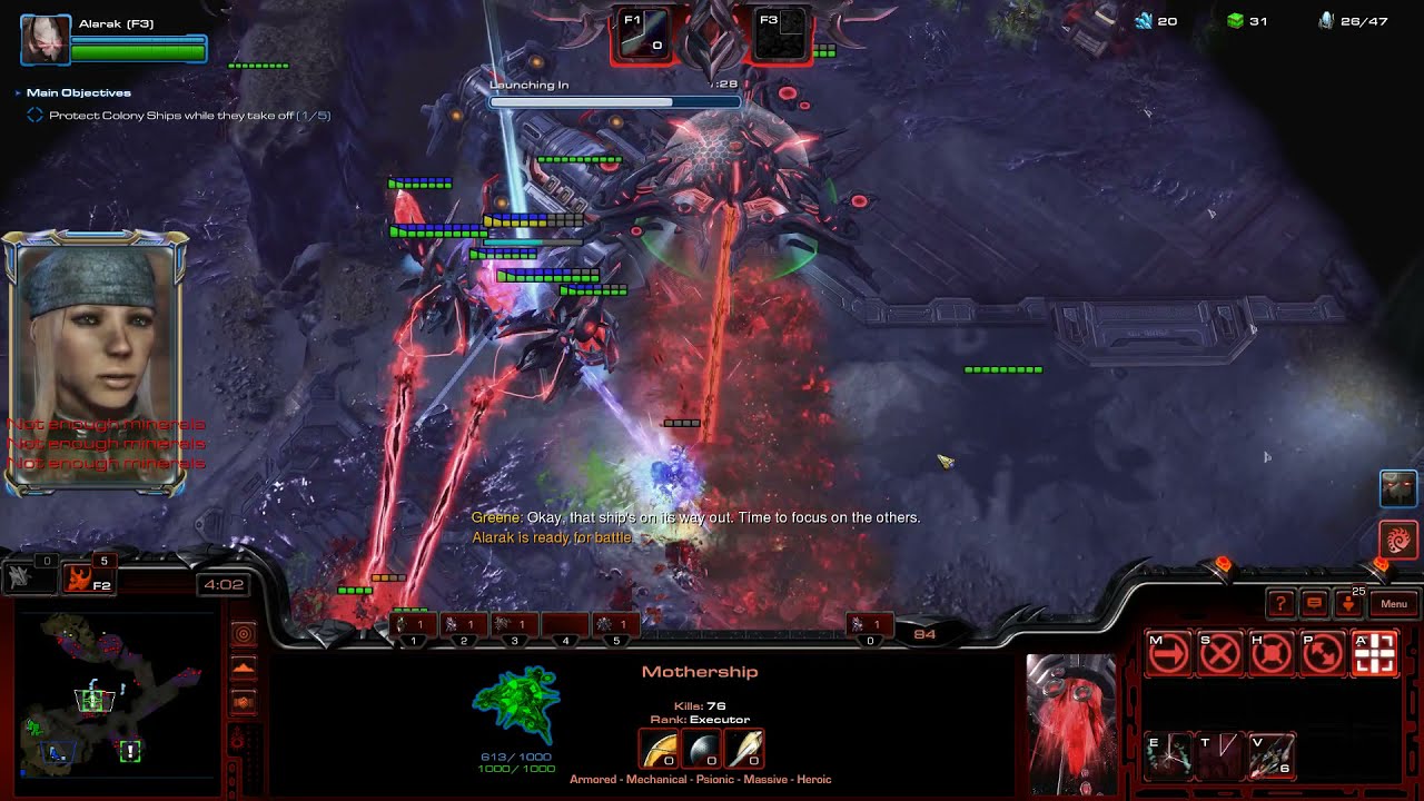 Starcraft Co-op - Miner Evacuation Solo Speedrun in 8:54 (Alarak P3, Brutal)