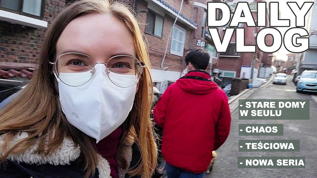 CHAOTYCZNY DAILY VLOG! Teściowa, nowa seria, zakupy na targu [Pyra w Korei]