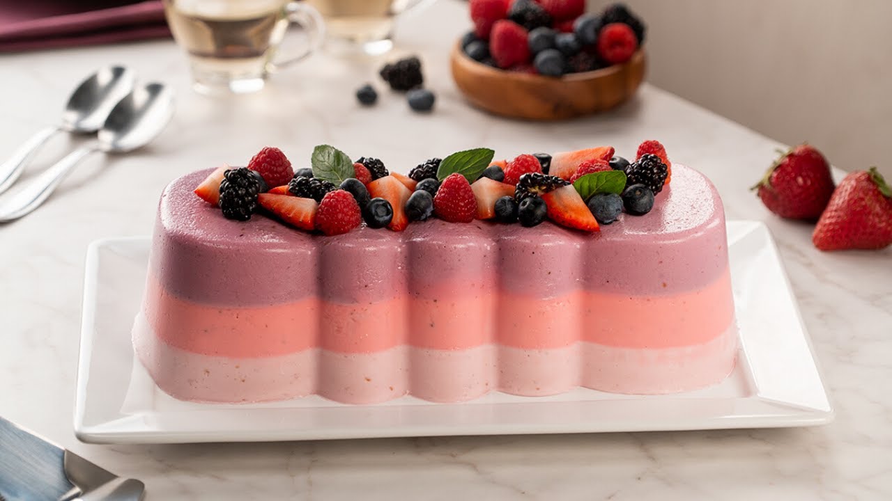 Gelatina Keto de Frutos Rojos