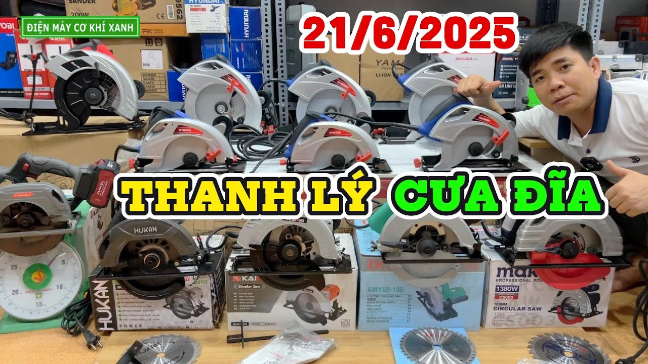 Thanh Lý Máy Cưa Đĩa Cắt Gỗ Lưỡi 185mm và 235mm | HYUNDAI - KAINUO - HUKAN - DCA - MAKUTE.