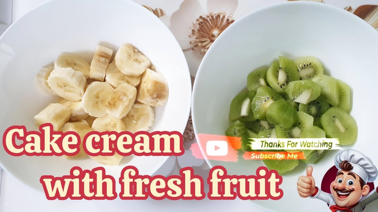 How to make the most delicious cream cake with fresh fruits, easy and quick 👌🍰 😋