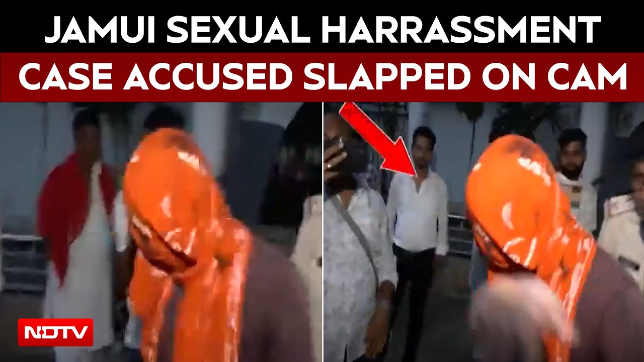 Jamui Sexual Harassment Case Takes Fresh Turn As One Of The Accused Gets 'Slapped' On Camera