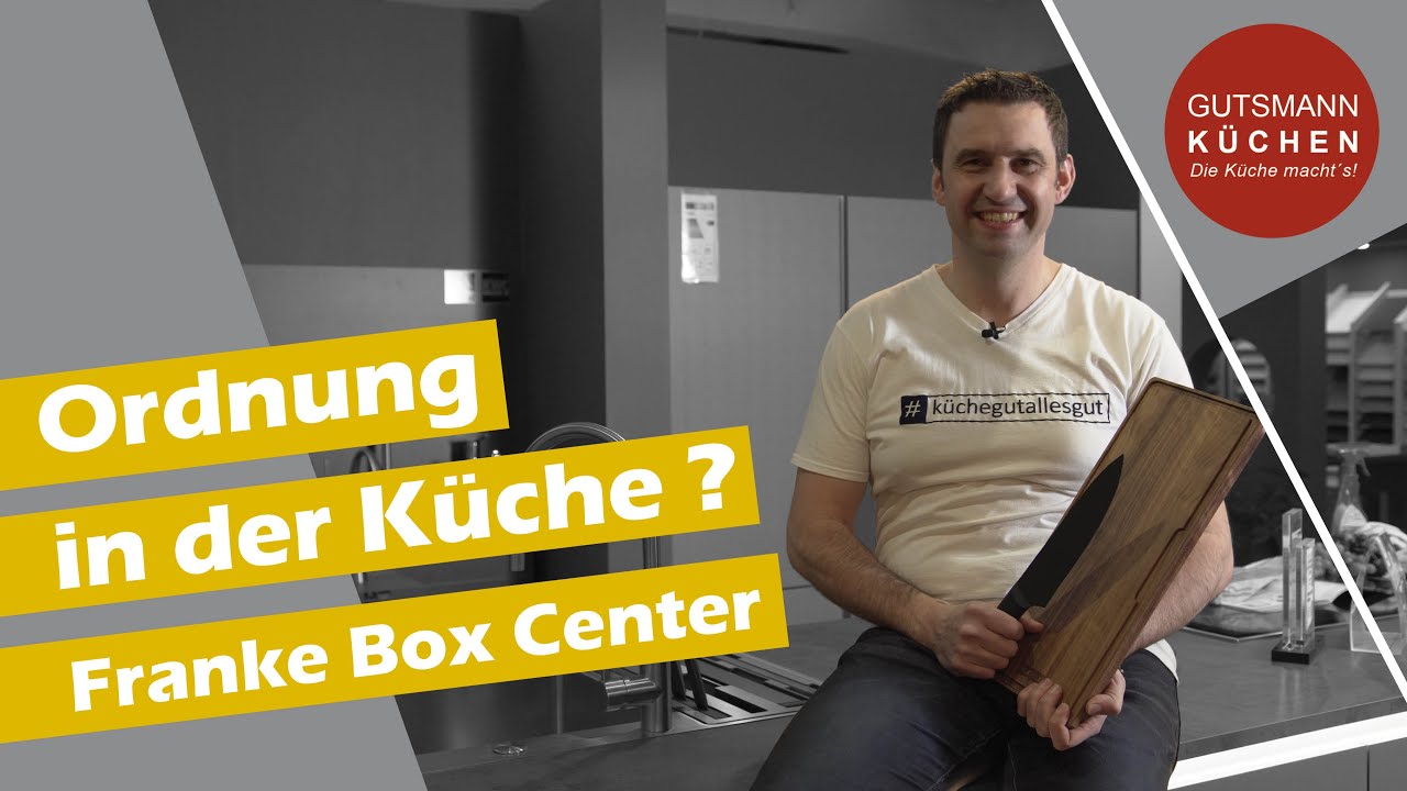 Ordnung und gute Organisation in der Küche? Eine Lösung bietet das Box Center von Franke!