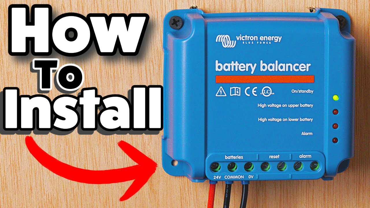 How To Install Battery Balancer Solar Easy Simple