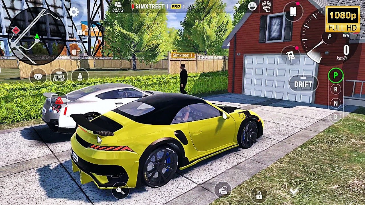 Porsche 911 & Nissan GT-R R35 Gameplay in Car Parking Driving School 🔥 (1080p HD)