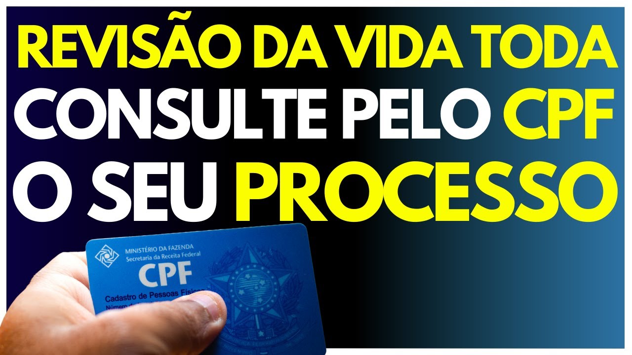N&Atilde;O PRECISA DE ADVOGADO! REVIS&Atilde;O DA VIDA TODA TEMA 1102 STF