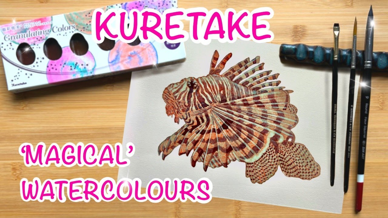 KURETAKE 'MAGICAL' GRANULATING WATERCOLOURS