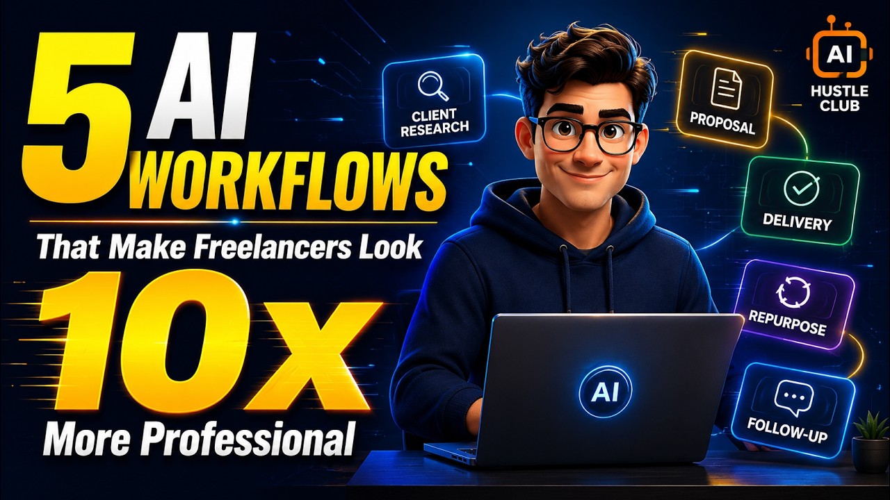 5 AI Workflows That Make Freelancers Look 10x More Professional