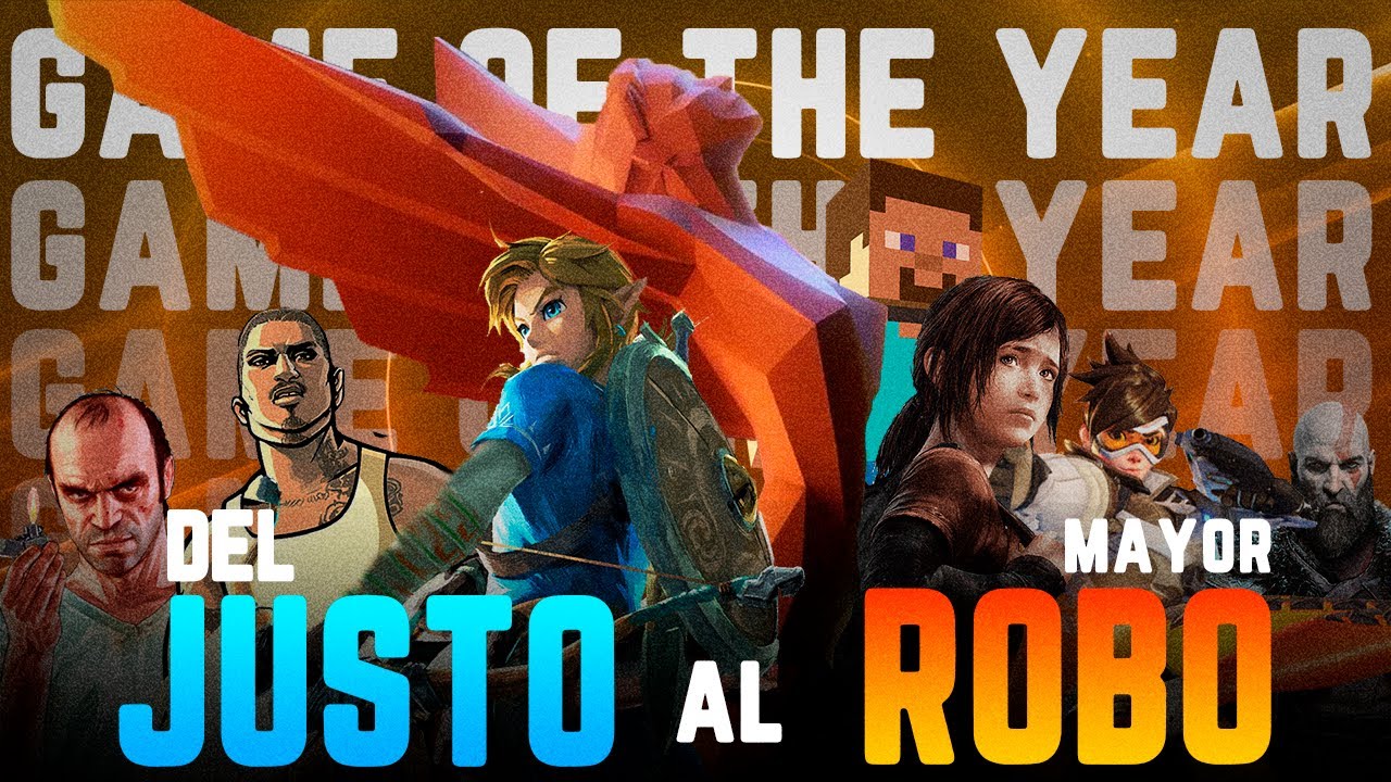 GOTY: Todos los ganadores del más justo al mayor robo