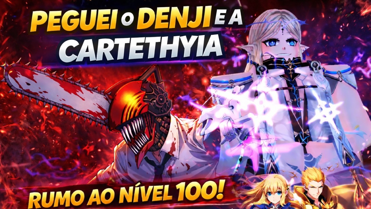 PEGUEI DENJI E CARTETHYIA! Testando o DENJI e Rumo ao NÍVEL 100! | Anime Guardians #2