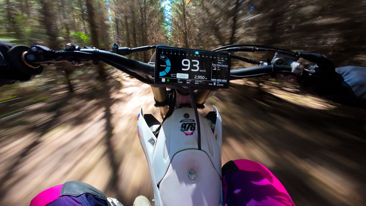 2024 YZ450F 50th Anniversary Edition WOODS RIDE!!! #3 (RAW SOUND) 4K